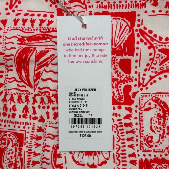Lilly Pulitzer Shelli Stretch Top - Picture 12 of 12